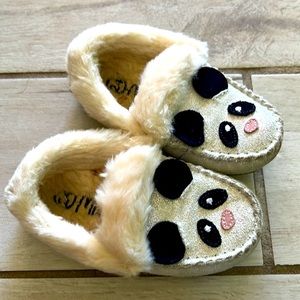 Mini Boden Panda Slippers